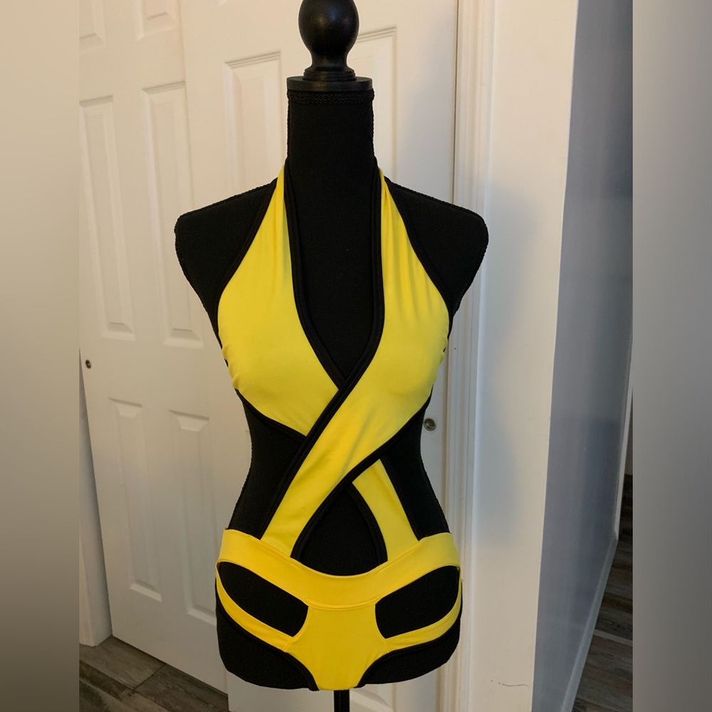 Espiral- body lingerie- Bathing suit Yellow - Size S